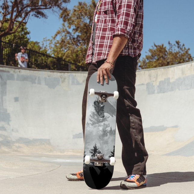 Black & White Forest Dream #2 #wall #decor #art  Skateboard (Outdoor 2)