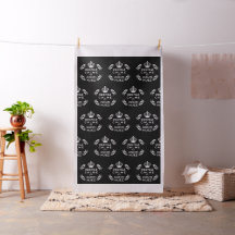black white French Script Keep Calm and Carry On