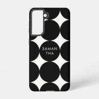 Black White Geometric Circle Pattern
