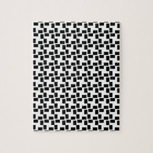 Black & White Geometric Impossible Puzzle
