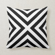 Black & White Geometric Stripe Design