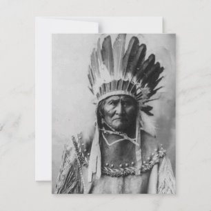 Black & White Geronimo Invitation