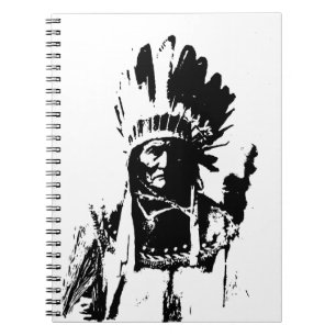 Black & White Geronimo Notebook