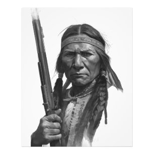 Black & White Geronimo Photo Print