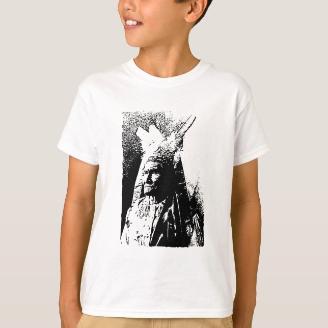 Black & White Geronimo T-Shirt (Front)