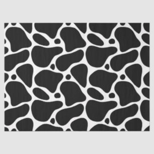 Black & White Giraffe Pattern Tissue Paper