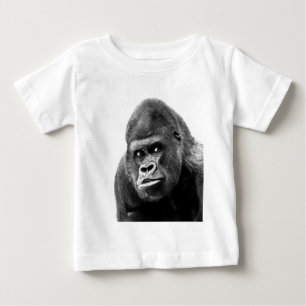 Black White Gorilla Baby T-Shirt