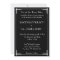 Black White Great Gatsby Art Deco Wedding Invites