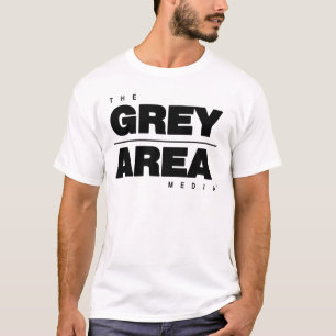 Black/ White Grey Area Apparel T-Shirt