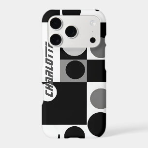 black white grey geometric shapes iPad Smart Cover