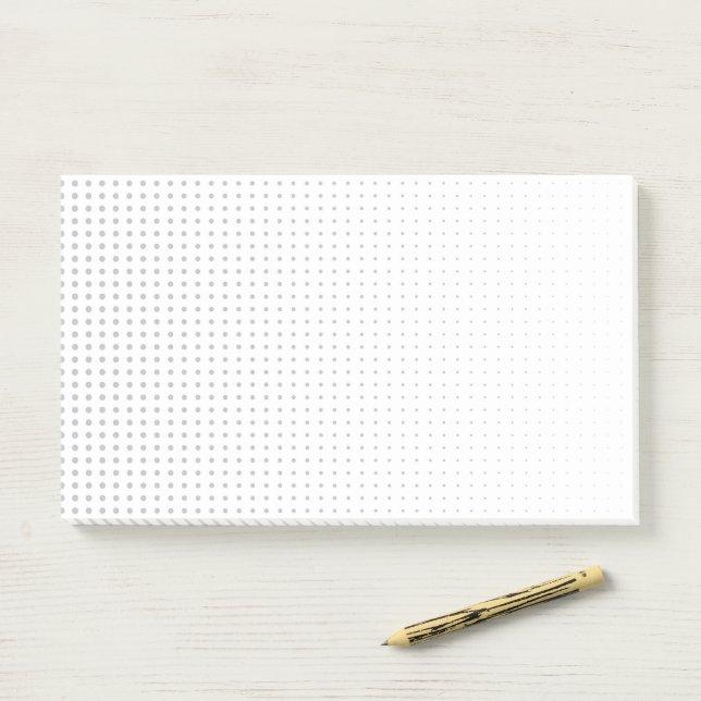 Black & White Halftone Post-It Notes  (On Desk)