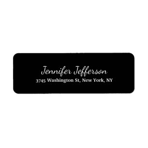 Black & White Handwriting Creative Plain