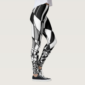 Black & White Harlequin Leggings