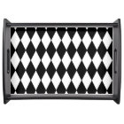 Black White Harlequin Pattern