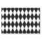 Black White Harlequin Pattern