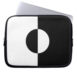 Black & White Harmony Laptop Sleeve
