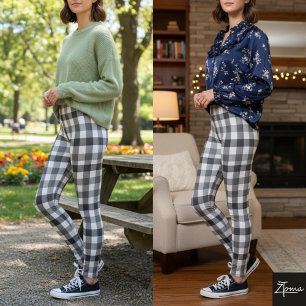  Black & White Harmony Leggings