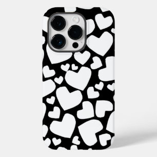Black & White heart iPhone case