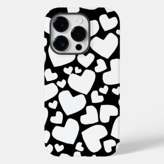 Black & White heart iPhone case 