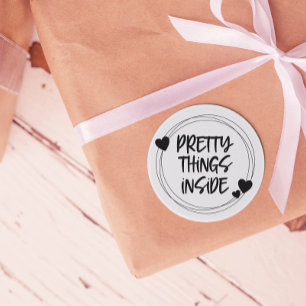 Black White Hearts Pretty Things Inside
