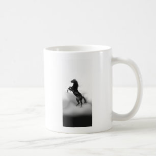 Black White Horse Coffee Mug