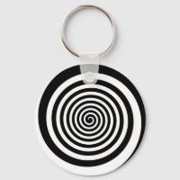 Black & White Hypnotic Spiral