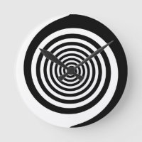 Black & White Hypnotic Spiral