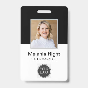 Black & White ID Badge