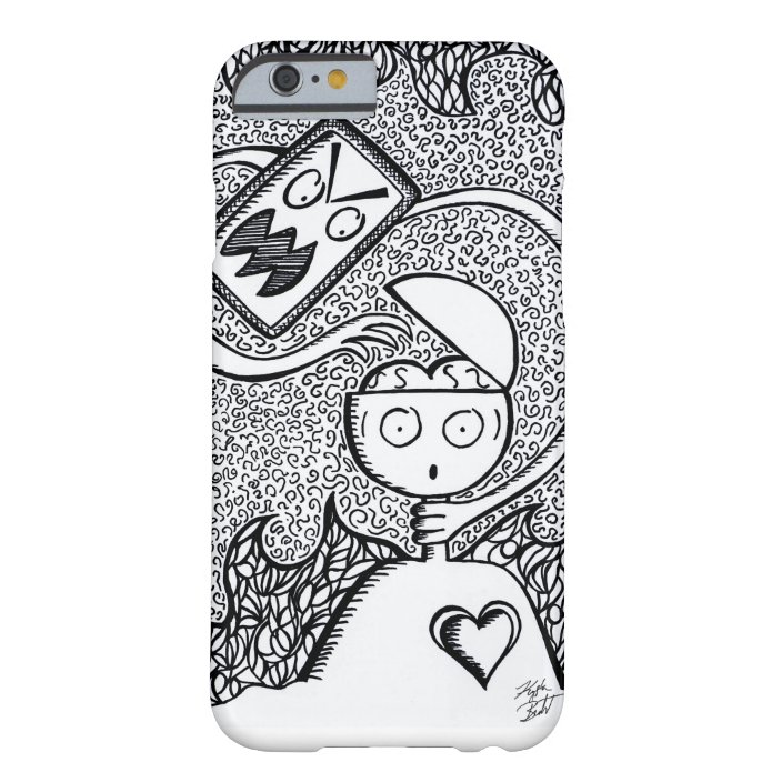 Black White Ink HandDrawn Phone Case Zazzle.co.uk