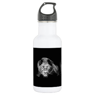 Black & White Jaguar 532 Ml Water Bottle