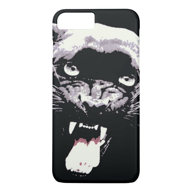 Black & White Jaguar Eyes iPhone 7 Case (Back)