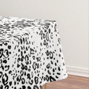 Black white Jaguar Tablecloth