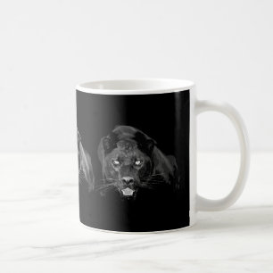 Black & White Jaguar -Wild Cats Coffee Mug