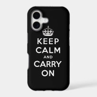Black White Keep Calm and Carry On