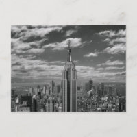 Black & White landscape of New York City skyline