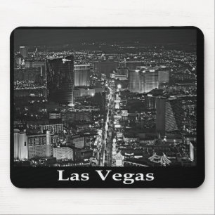 Black & White Las Vegas Strip Mousepad