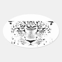 Black & White Leopard Eyes