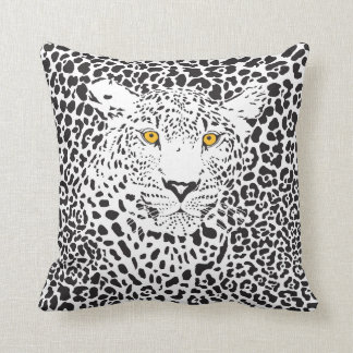 Black & White Leopard In Spots Cushion