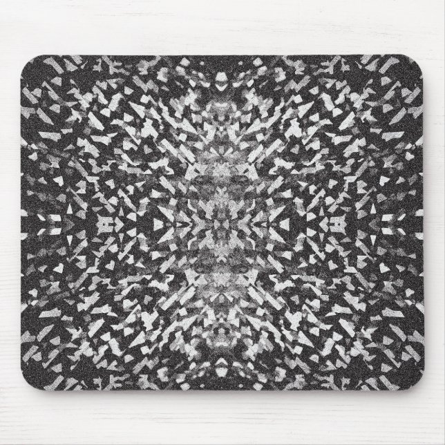 Black White Lights Reflections Mouse Mat (Front)