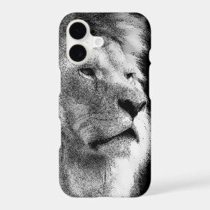 Black White Lion