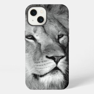 Black & White Lion iPhone 13 Case