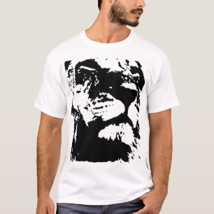 Black & white lion pop art T-Shirt
