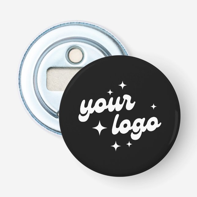 Black & White Logo  Bottle Opener (Front)