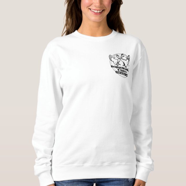 Black & White Logo(front only) Women's Sweatshirt  (Front)