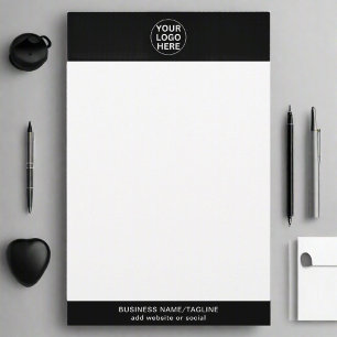 Black & White Logo l Promotional Corporate Brand Stationery