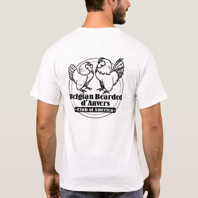 Black & White logo men's t-shirt (Back)