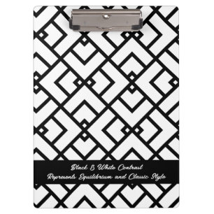 Black White Logo Tagline Pro clipboard