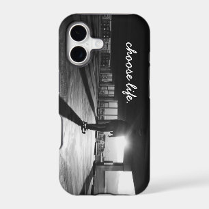 Black & White Longboarding iPhone 5/5S Case
