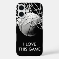 Black & White Love Basketball