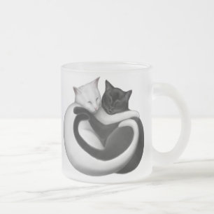 Black & White Love Cats Mug
